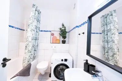 Ein Badezimmer in der Unterkunft BetterBeds Wilhelm City