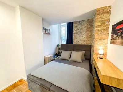 Ein Bett oder Betten in einem Zimmer der Unterkunft Central Prenzlauer Berg for 4 - Family or Friends PRA