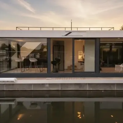 Luxus Hausboot - Exklusives Wohnen auf dem Wasser