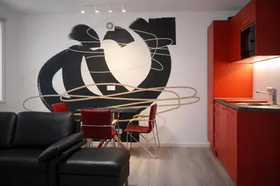 Küche/Küchenzeile in der Unterkunft MUSE by Comfort Housing - 2 bedroom apartment