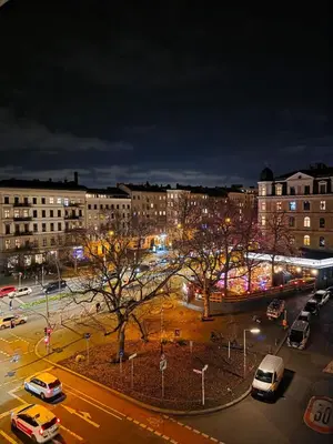 Ein allgemeiner Blick auf Berlin oder ein Stadtblick von der Ferienwohnung aus