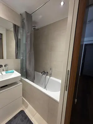 Ein Badezimmer in der Unterkunft Bergmann Apartments by Acar