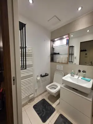 Ein Badezimmer in der Unterkunft Bergmann Apartments by Acar