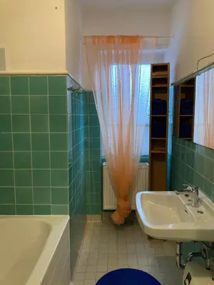 Ein Badezimmer in der Unterkunft 1,5 Zimmer am See, for business travellers only
