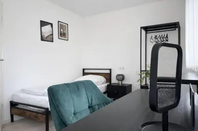 Ein Bett oder Betten in einem Zimmer der Unterkunft NOVA by Comfort Housing - 2 bedroom apartment