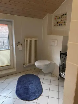Ein Badezimmer in der Unterkunft Wohnung und Appartement Monteure und Familien Altlandsberg