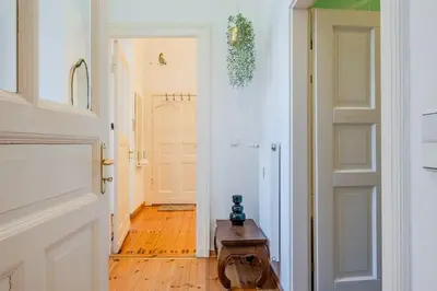 Ein Badezimmer in der Unterkunft Stylish apartment near Ku 'damm