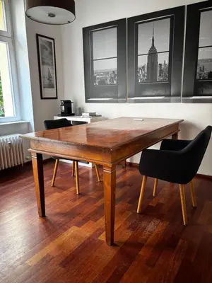 Grundriss der Unterkunft Stilvolles Design-Apartment mit moderner Küche & Homeoffice