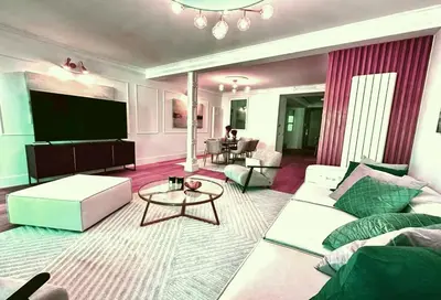 TV/Unterhaltungsangebot in der Unterkunft Moderne 4-Zimmer-Wohnung