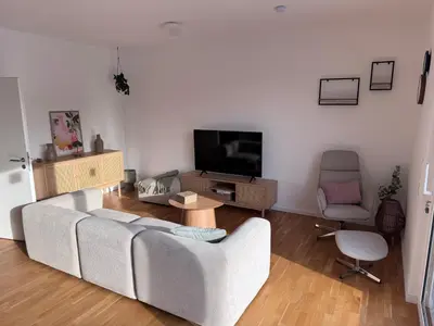 TV/Unterhaltungsangebot in der Unterkunft Ferienzentrum Neubrück '3 Zimmer Apartment mit Seeblick'