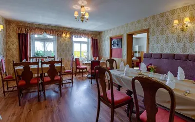 Ein Sitzbereich in der Unterkunft Hotel & Restaurant Landhaus Hönow