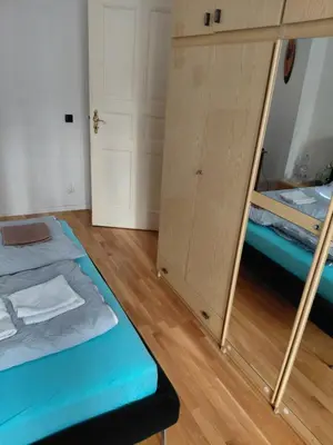 Ein Bett oder Betten in einem Zimmer der Unterkunft Berlin beautiful center Room