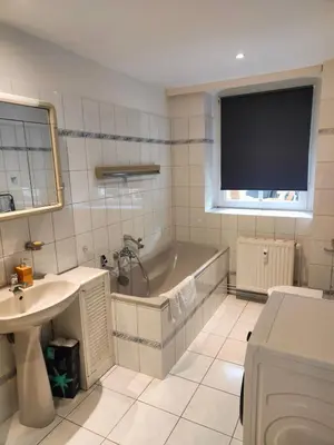 Ein Badezimmer in der Unterkunft Möblierte Wohnung in Grünheide - Hangelsberg Nähe Tesla