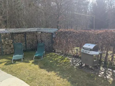 Ein Garten an der Unterkunft Ferienhaus Hermine in Schwielowsee