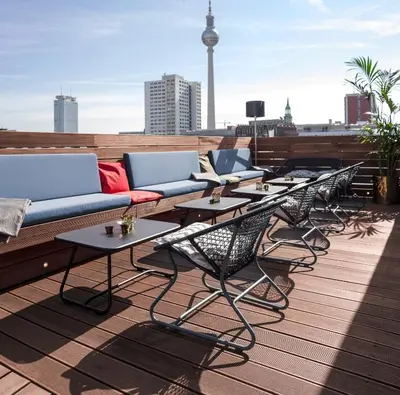 Ein Balkon oder eine Terrasse in der Unterkunft Hotel ZOE by AMANO
