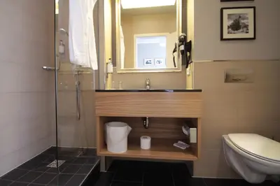 Ein Badezimmer in der Unterkunft Hotel am Molkenmarkt
