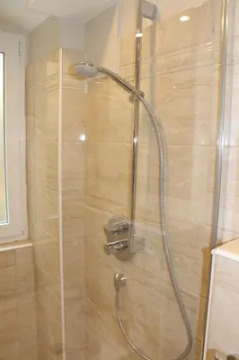 Ein Badezimmer in der Unterkunft Stars Berlin Apartments Zillestraße