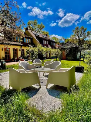 Ein Garten an der Unterkunft Fritz Aparthotel Potsdam