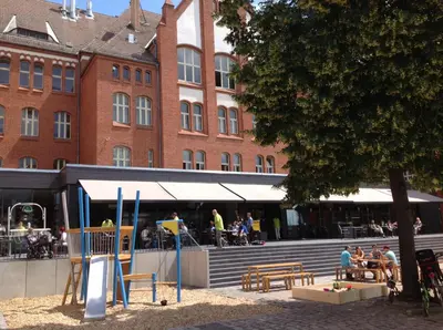 Das Gebäude in dem sich das Hostel befindet