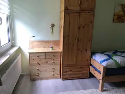 Ein Bett oder Betten in einem Zimmer der Unterkunft Holiday home in Beelitz 2608