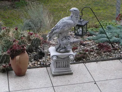 Ein Garten an der Unterkunft Ferienwohnung Borchert