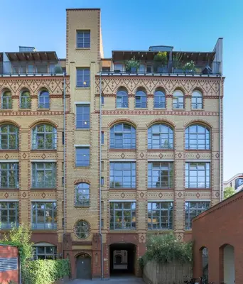 Das Gebäude in dem sich die Ferienwohnung befindet