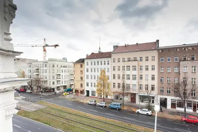 Ein allgemeiner Blick auf Berlin oder ein Stadtblick von der Ferienwohnung aus