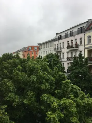 Das Gebäude in dem sich die Ferienwohnung befindet