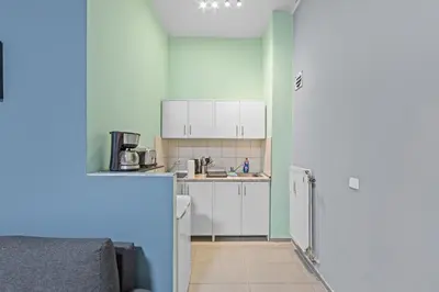 Küche/Küchenzeile in der Unterkunft Apartment Uthman Berlin-Neukölln