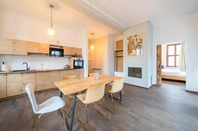 Küche/Küchenzeile in der Unterkunft Design Apartments - 