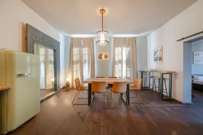 Ein Sitzbereich in der Unterkunft Design Apartments - 
