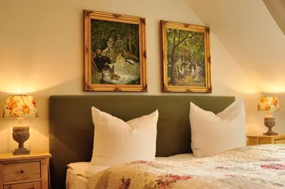 Ein Bett oder Betten in einem Zimmer der Unterkunft Hagemeisterensemble