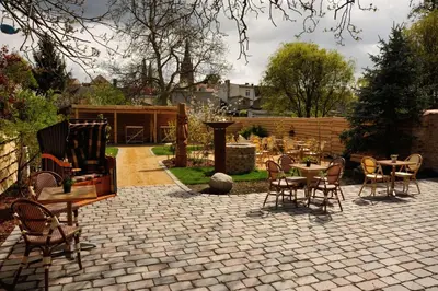Ein Garten an der Unterkunft Hagemeisterensemble