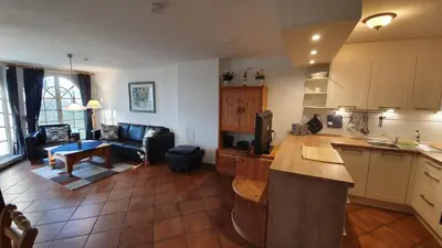 Küche/Küchenzeile in der Unterkunft Villa Seeblick Bad Saarow