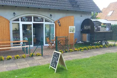 Das Gebäude in dem sich die Ferienwohnung befindet