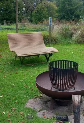 Ein Garten an der Unterkunft Urlaub mit Alpakas