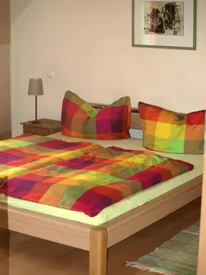 Ein Bett oder Betten in einem Zimmer der Unterkunft Apartment Alte Deckstation