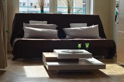 Ein Sitzbereich in der Unterkunft All-in-One