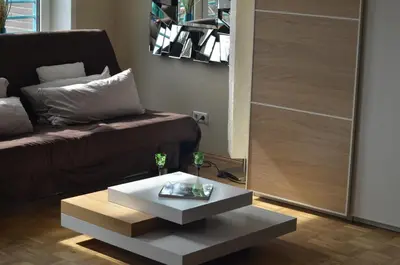 Ein Sitzbereich in der Unterkunft All-in-One