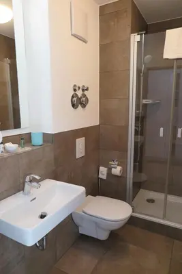 Ein Badezimmer in der Unterkunft Spreepolis Boardinghaus