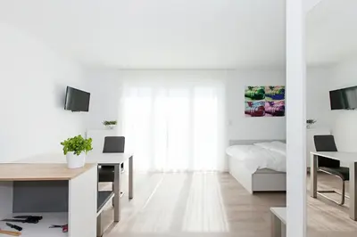 TV/Unterhaltungsangebot in der Unterkunft Spreepolis Boardinghaus