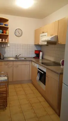 Küche/Küchenzeile in der Unterkunft Residenz Zum Kronprinzen