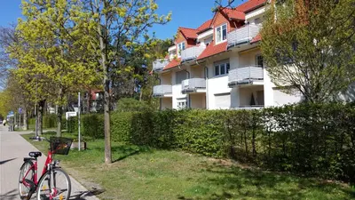 Das Gebäude in dem sich die Ferienwohnung befindet