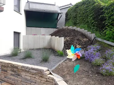 Ein Garten an der Unterkunft KAMA Ferienhäuser Haus Karola