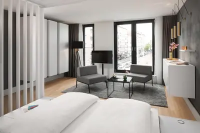 Ein Sitzbereich in der Unterkunft AMANO HOME Apartments