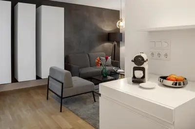 Küche/Küchenzeile in der Unterkunft AMANO HOME Apartments