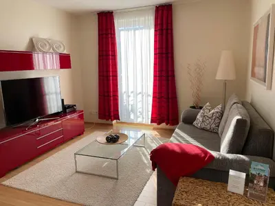 TV/Unterhaltungsangebot in der Unterkunft Lakeview Appartements