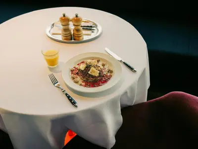 Essen im Hotel oder in der Nähe