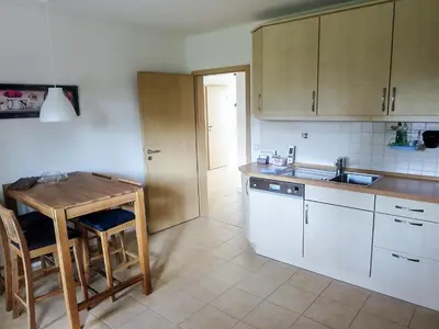 Küche/Küchenzeile in der Unterkunft Ferienhaus Schillo