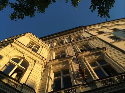 Das Gebäude in dem sich das Hostel befindet